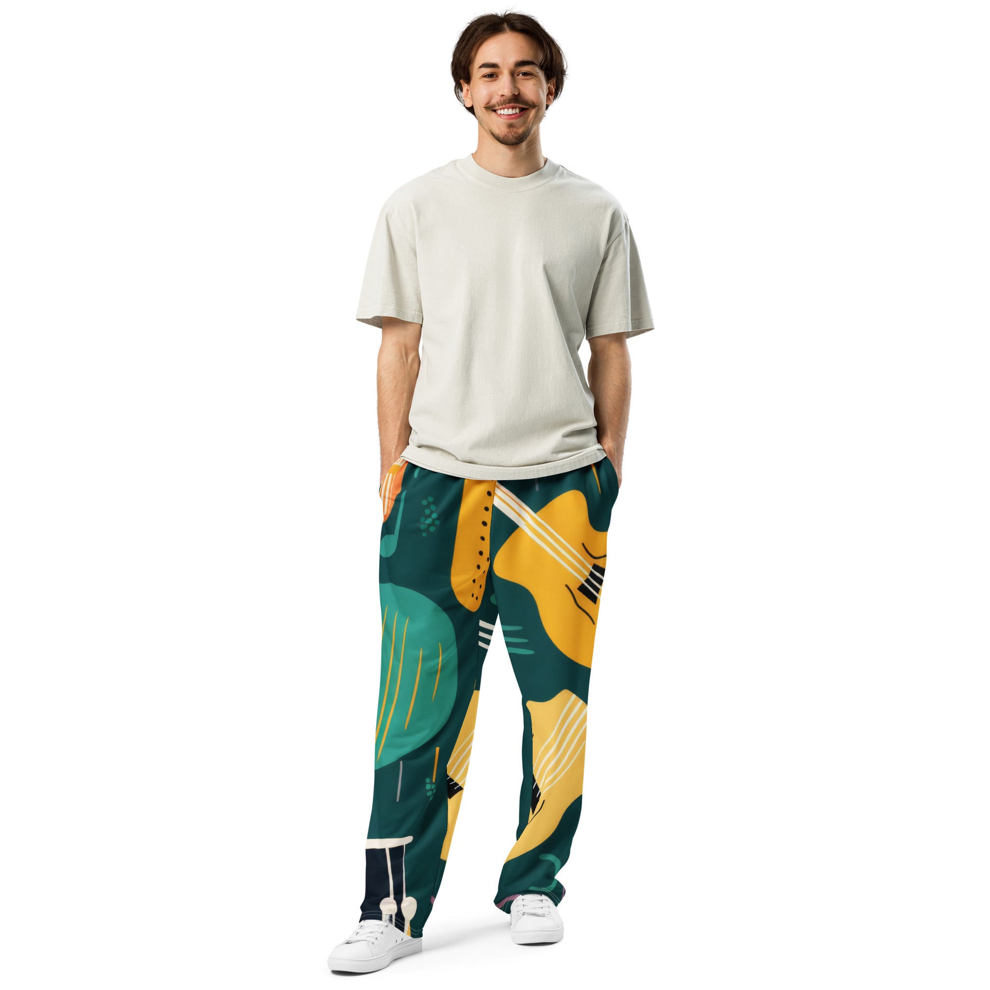 Wide-leg joggers