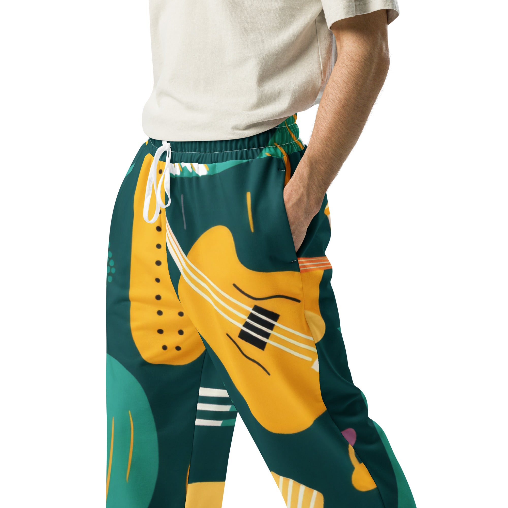 Wide-leg joggers