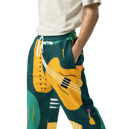 Wide-leg joggers