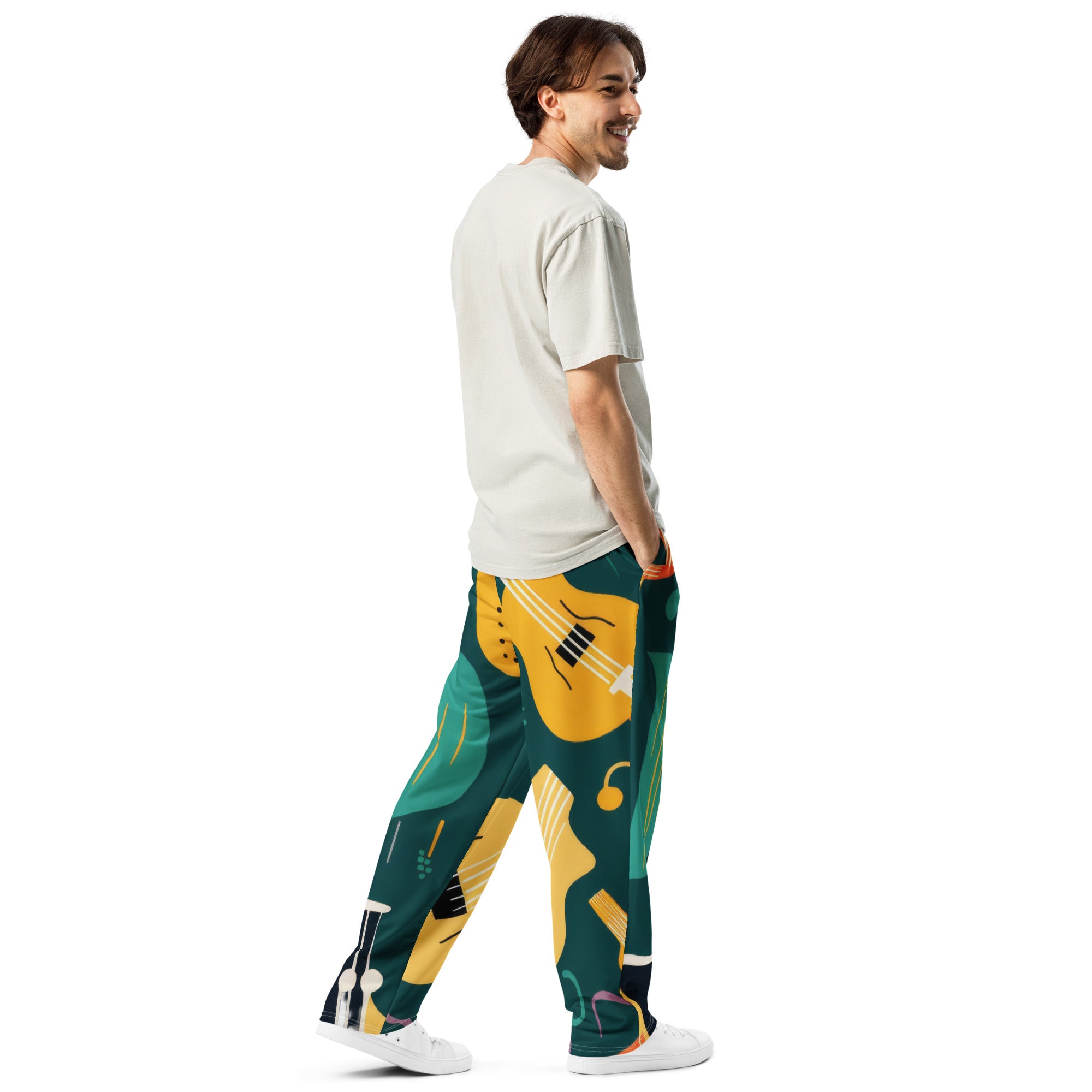 Wide-leg joggers
