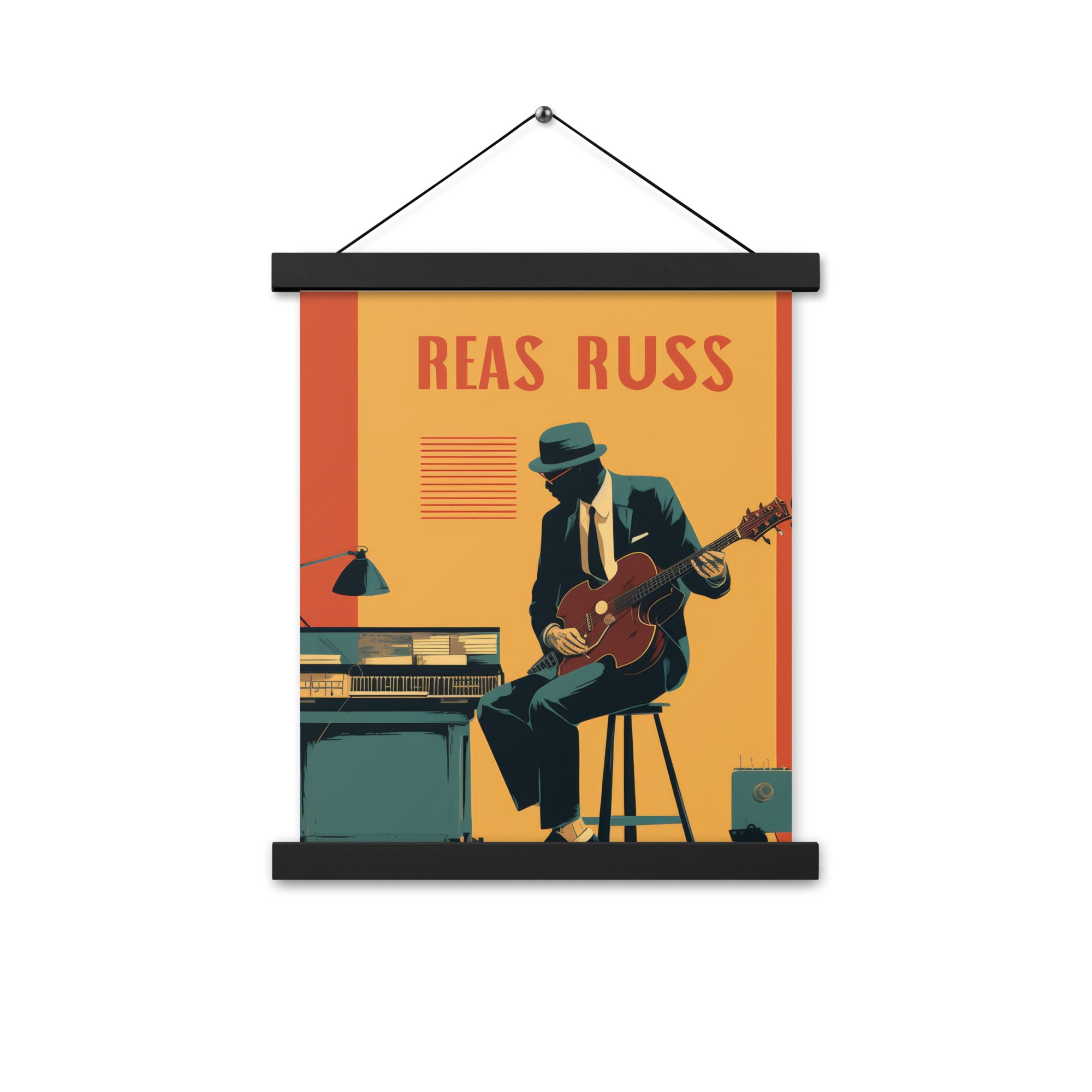 Poster with hangers