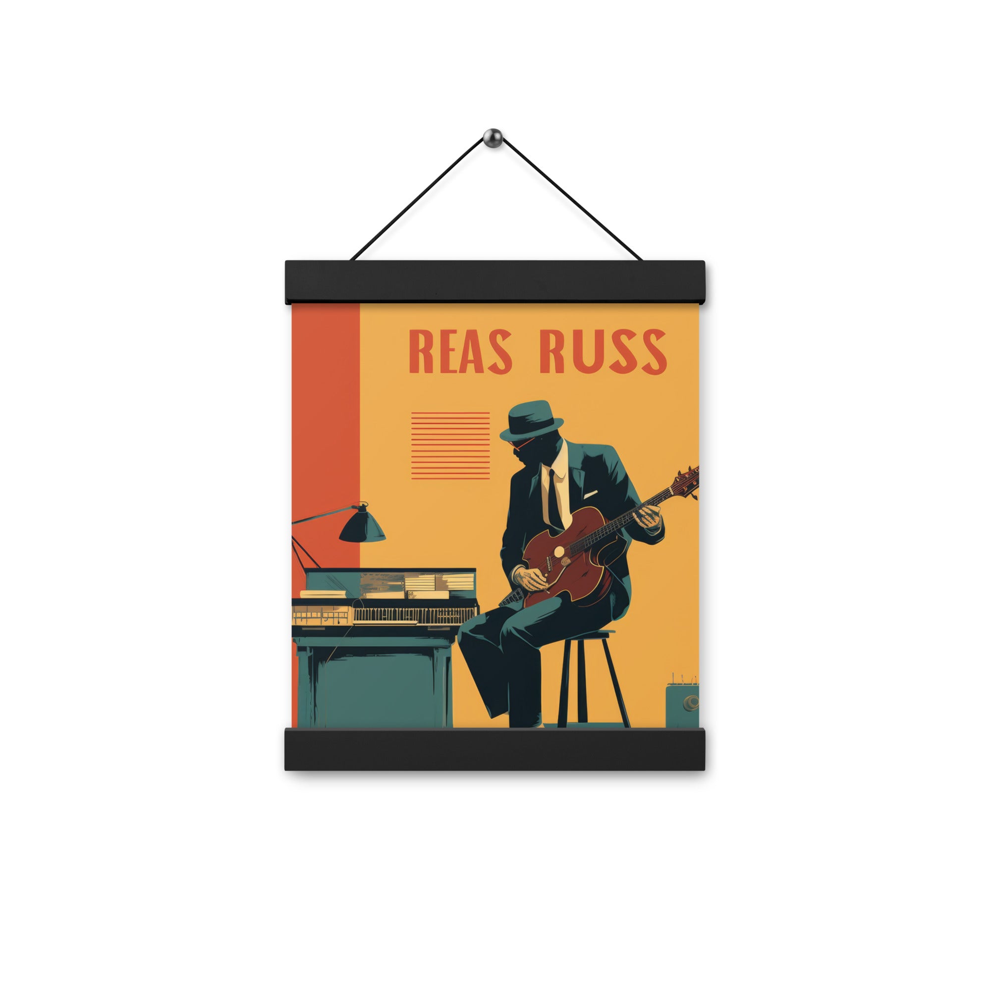 Poster with hangers